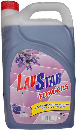 Lav Star Καθαριστικό Υγρό Πατώματος Λεβάντα 4lt