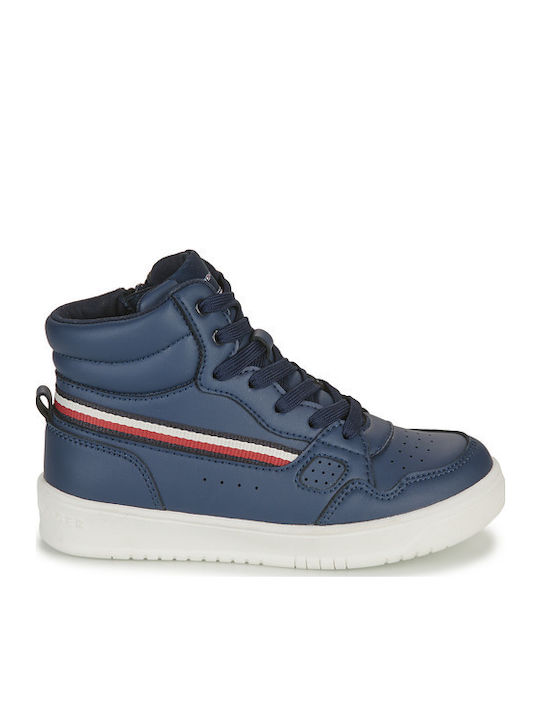 Tommy Hilfiger Παιδικά Sneakers High Μπλε