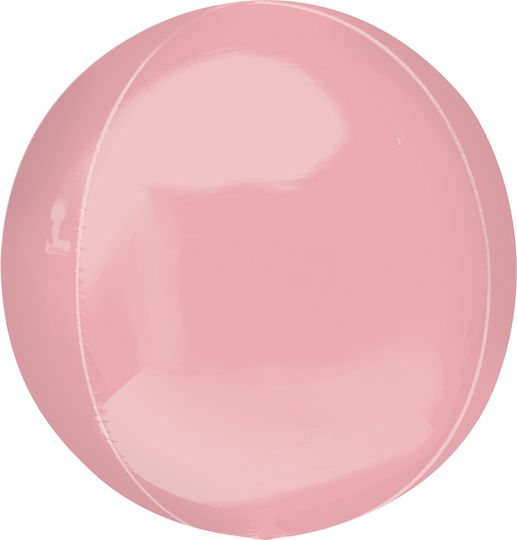 Balon Bubble Rotund Roz Orbz 40buc