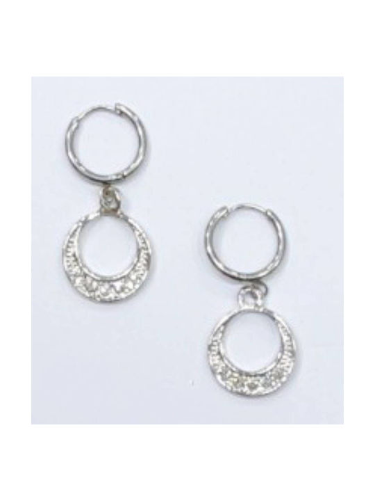 Kostibas Fashion Earrings Hoops made of Steel Gold Plated
