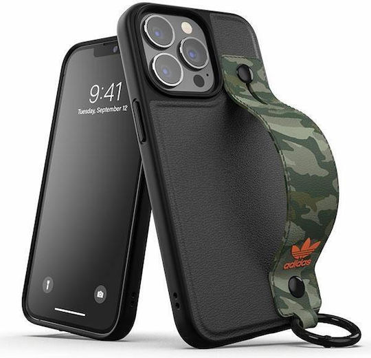 adidas Back Cover Πλαστικό / Σιλικόνης με Λουράκι Μαύρο (iPhone 13 Pro)