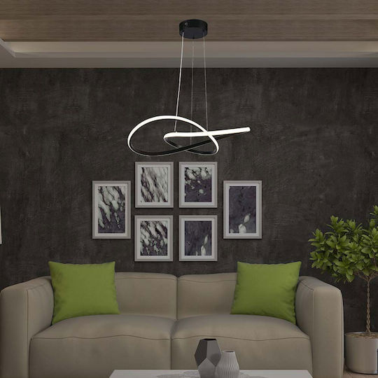 V-TAC Designer Deckenleuchte Weiß LED mit Warmes Weiß Licht 50x100cm