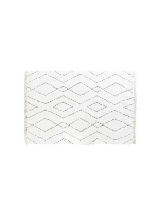 DKD Home Decor Rug Rectangular White S3038341