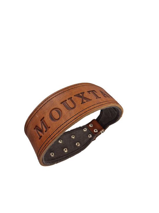 ByLeather Κολάρο Δερμάτινο σε Καφέ χρώμα Small 70cm ByLeather Κολάρο Δερμάτινο σε Καφέ χρώμα Small 70cm
