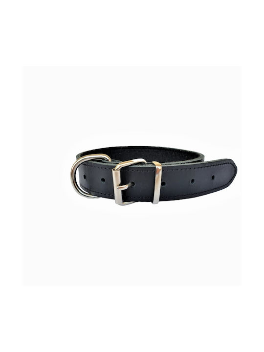 ByLeather Κολάρο Σκύλου Δερμάτινο σε Μαύρο χρώμα Small 60cm