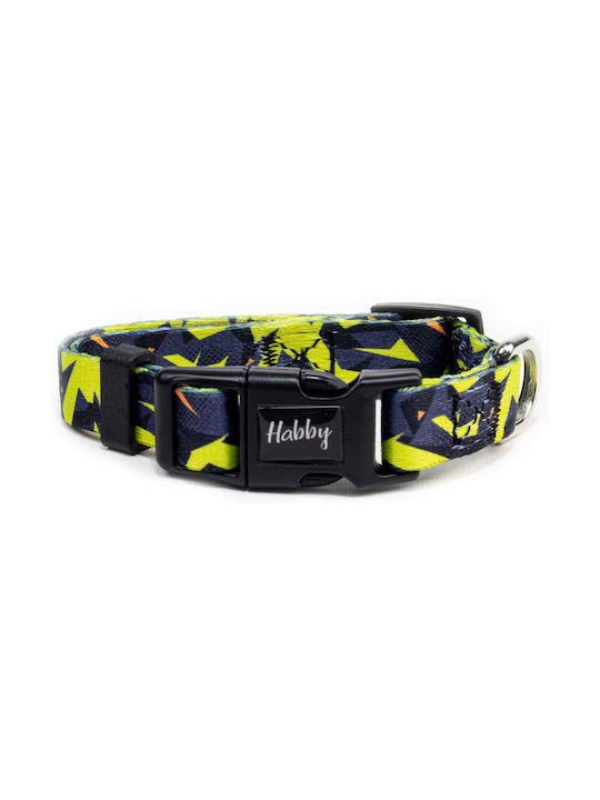 Habby Collar Κολάρο Σκύλου σε Μαύρο χρώμα Medium 15mm