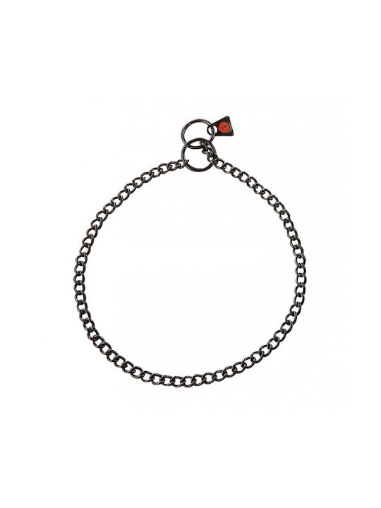 Sprenger Hundehalsband aus Kette in Schwarz Farbe Klein 2mm