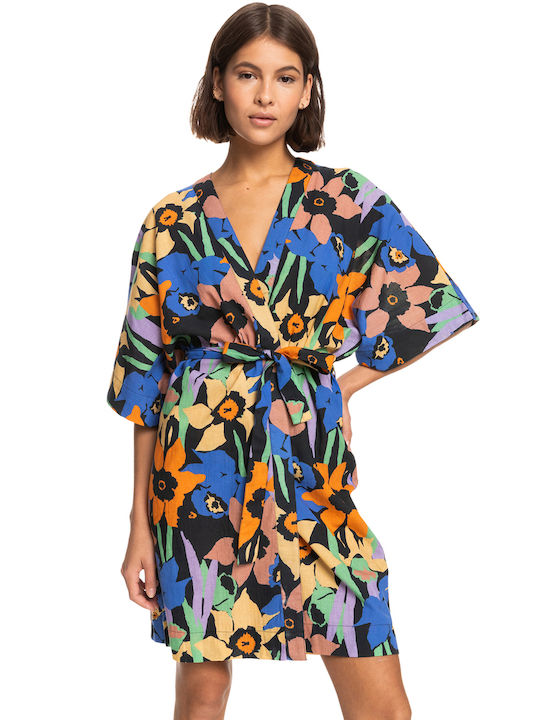 Roxy Feminin Kimono de Plajă Albastru