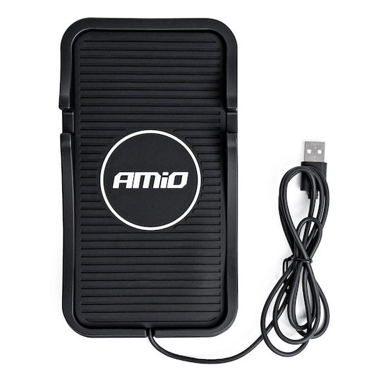 AMiO Incarcator Wireless (Qi Pad) 15W Negru 03145