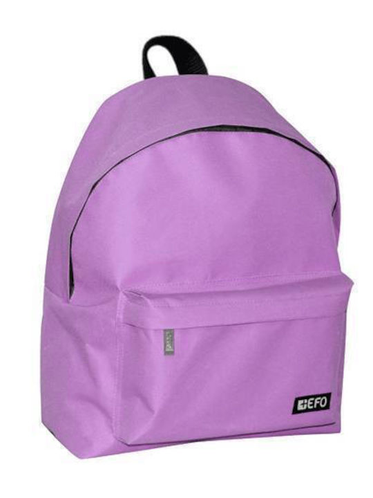 +Efo School Bag Backpack Junior High-High School Lilac 23Liters