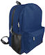 +Efo Duo Schulranzen Rucksack Junior High-High School mit Flaschenhalter Blau 30lt 31 x 20 x 41cm