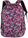 +Efo 4zip Schulranzen Rucksack Junior High-High School mit Flaschenhalter Fuchsie 30lt 31 x 22 x 44cm