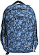 +Efo 4zip Schulranzen Rucksack für Junior High-High School mit Flaschenhalter Blau 30lt 31 x 22 x 44cm