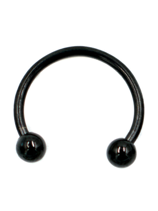 Poco Loco Steel Black Barbell Earring