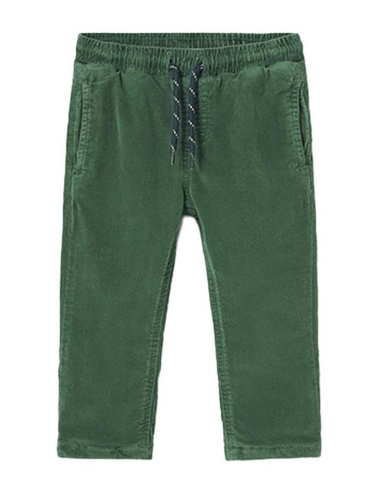 Kinder Hose Chino Cord Grün