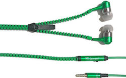 ZZiPP ZZACC1VE In-ear Handsfree με Βύσμα 3.5mm Πράσινο