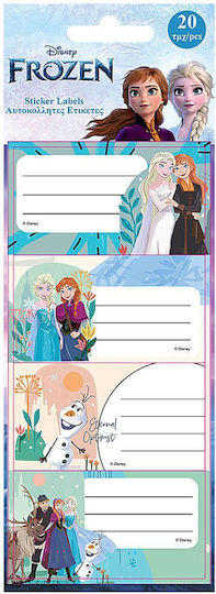 Disney Етикети Тетрадки Frozen 2 10бр