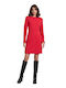 Passager Mini Dress Long Sleeve Red