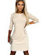 Numoco Mini Dress Beige