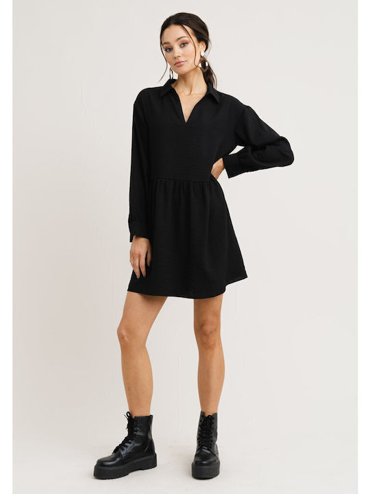 Rut & Circle DRESS Mini Rochie Negru