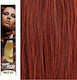 She Hairpieces with Natural Hair in Copper Color 130 55cm Weft Long Hair No. 130