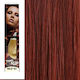 She Hairpieces with Natural Hair in Copper Color 35 55cm Weft Long Hair No. 35