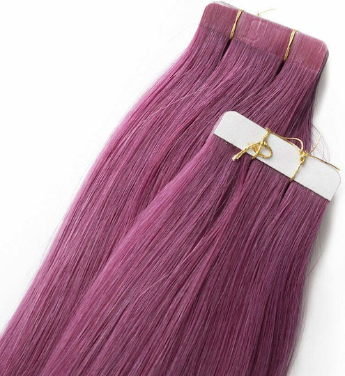 Seamless1 Sticker Extension with Natural Hair Remy in Dark Purple Color 55cm Ultimate Range 20pcs