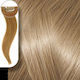 Highlife Haarteile mit Echthaar in Blond Farbe 24 50cm