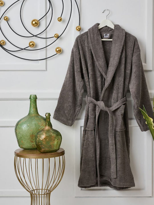 Cokitex Pure Collar Bathrobe Grey