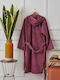 Cokitex Pure Bathrobe with Hood Dusty Purple 450gr/m²