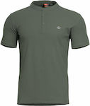 Pentagon Levantes Henley T-Shirt Camo Green in Grün Farbe