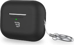 Baykron Premium Θήκη Σιλικόνης σε Μαύρο χρώμα για Apple AirPods Pro