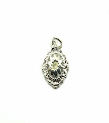 Metallic Pendant Motif for Jewelry in Shape Flower