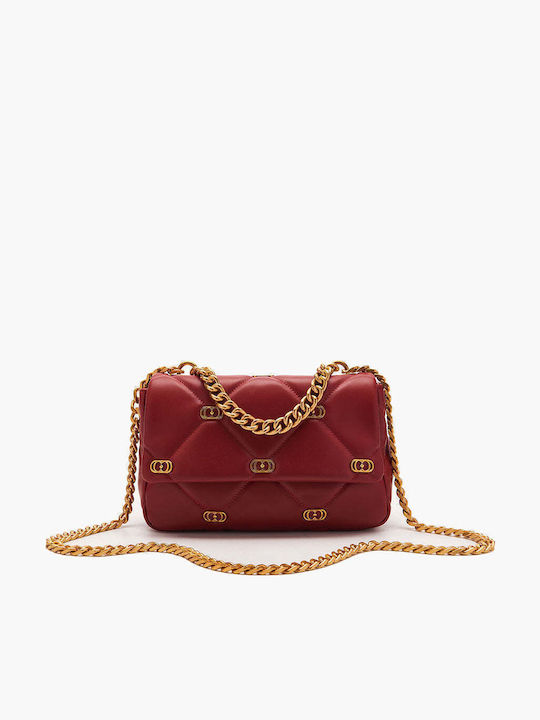 Leather Women's Bag Handbag Red