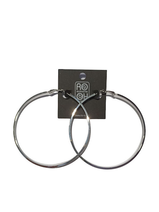 Ro-Ro Accessories Σκουλαρίκια Κρίκοι από Ασήμι Ro-Ro Accessories Σκουλαρίκια Κρίκοι από Ασήμι