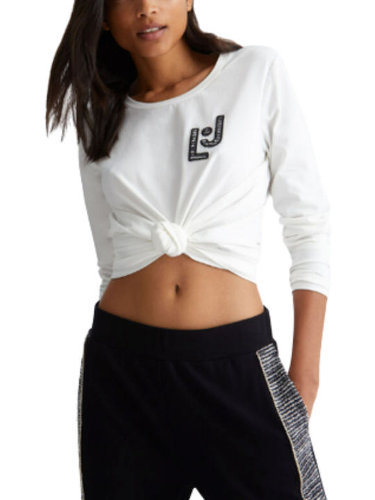Liu Jo Γυναικείο Αθλητικό T-shirt Λευκό