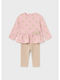 Mayoral Kids Set with Leggings Winter 2pcs Pink