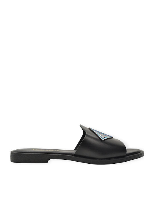 Ioannis Sandale Casual Damă Din Piele Negru