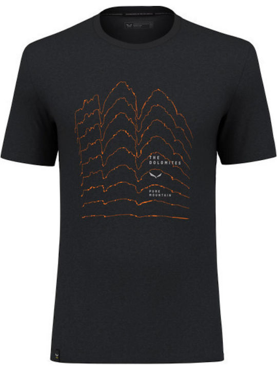 Αθλητικό T-shirt Μαύρο