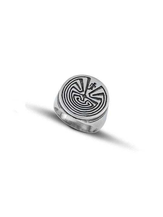 Hillas Men's Silver Ring