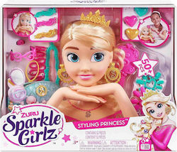 Zuru Kids Makeup & Styling Head Sparkle Girlz Nail Design & Hair Styling Head Doll