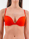 Solids Bikini Top C Cup With Padding Orange