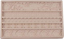 Vintage Vintage strips 13x20cm Mold Silicone for Clay Vintage Vintage strips 13x20cm Mold Silicone for Clay