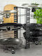 KING Hoff Metal Base for Pots & Pans 47x20.5x38cm Black