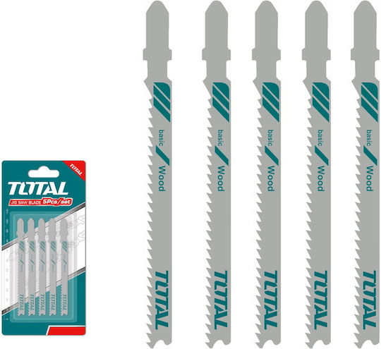 Total Jig Saw Blade for Wood 100mm 5pcs TAC51101B
