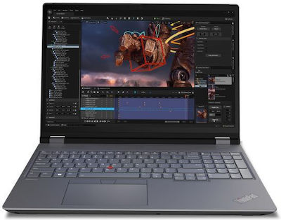 Lenovo ThinkPad T16 Gen 2 16" IPS 165Hz (i9-13980HX/32GB/1TB SSD/W11 Pro) Furtună gri (Tastatură GR)