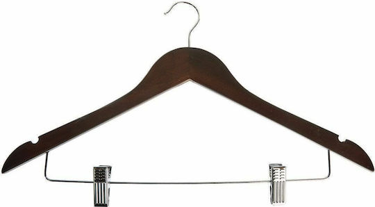 Interium Umeraș pentru Dulap pentru pantaloni Lemn Maro OI_601448 2buc