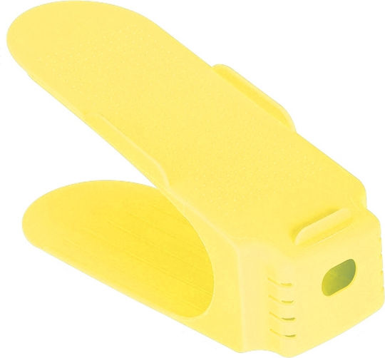Plastic Shoe Storage Stand in Yellow Color