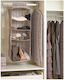 Ordinett Fabric Hanging Shelf for Clothes Suit Coat 60x60x135cm