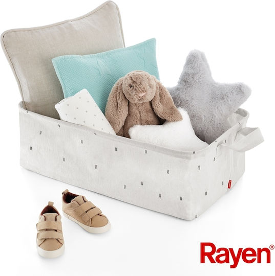 Rayen Fabric Drawer Organizer For Clothes in Gray Color 60x40x20cm 1pcs
